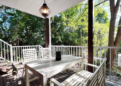 Terrasse - 4672 Av. Lacombe, Montréal (Côte-Des-Neiges/Notre-Dame-De-Grâce), QC - Outdoor With Deck Patio Veranda