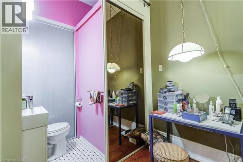 Bathroom featuring toilet and vanity - 315 Aberdeen Avenue, Hamilton, ON - Indoor Photo Showing Bathroom