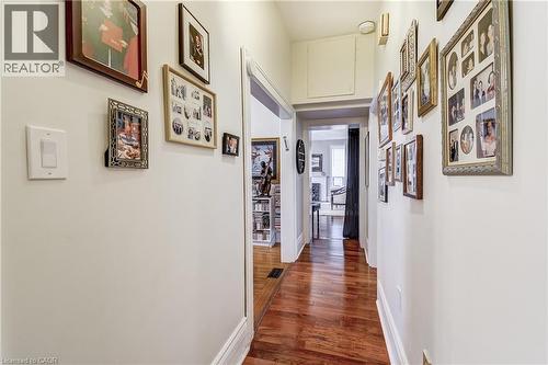 Corridor with baseboards and dark wood-style floors - 315 Aberdeen Avenue, Hamilton, ON - Indoor Photo Showing Other Room