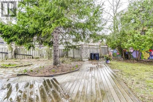 Deck with a fenced backyard - 315 Aberdeen Avenue, Hamilton, ON - Outdoor With Deck Patio Veranda