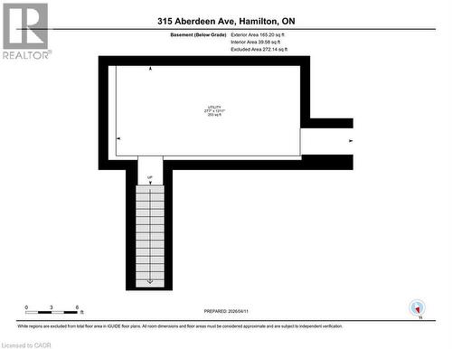 View of property floor plan - 315 Aberdeen Avenue, Hamilton, ON - Other