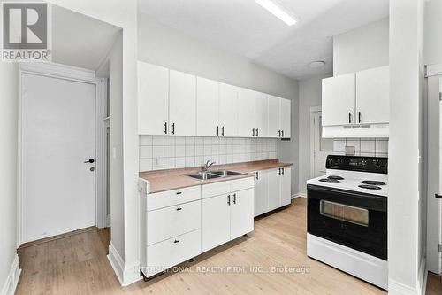 67 Ontario Avenue, Hamilton, ON - Indoor Photo Showing Kitchen With Double Sink