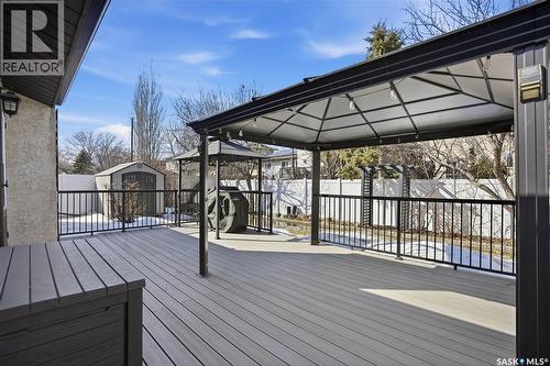2206 Mahony Crescent, Regina, SK - Outdoor With Deck Patio Veranda With Exterior