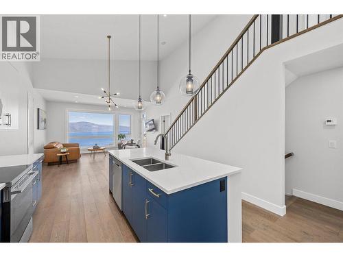 1860 Blue Bunch Court, Kelowna, BC - Indoor Photo Showing Kitchen With Double Sink