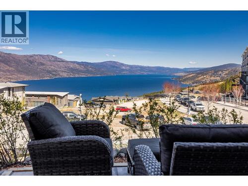 Lower patio space ... - 1860 Blue Bunch Court, Kelowna, BC - Outdoor With Body Of Water With View