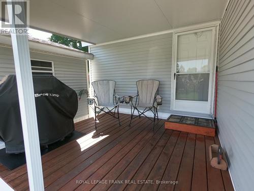 Front Porch Entrance - 14 Pioneer Drive, Otonabee-South Monaghan, ON - Outdoor With Deck Patio Veranda With Exterior