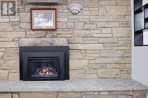 2509 King Forrest Drive, Mississauga, ON - Indoor Photo Showing Living Room With Fireplace