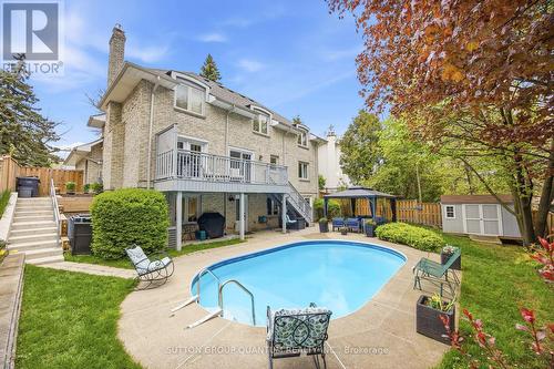 2509 King Forrest Drive, Mississauga, ON - Outdoor With In Ground Pool With Deck Patio Veranda
