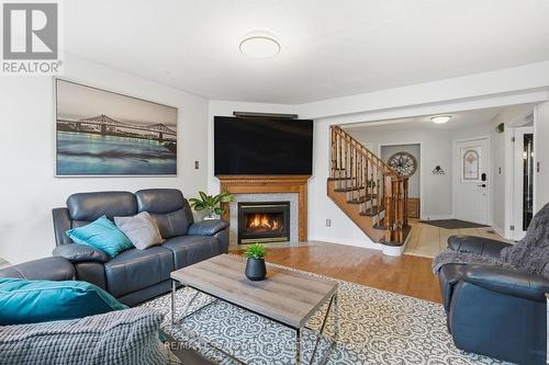 5189 Blue Spruce Avenue, Burlington, ON - Indoor Photo Showing Living Room With Fireplace