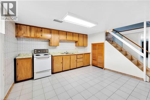 112 Purdy Crescent, Hamilton, ON - Indoor Photo Showing Kitchen With Double Sink