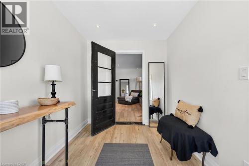 Entryway with light wood finished floors and recessed lighting - 844 Upper Wellington Street, Hamilton, ON - Indoor Photo Showing Other Room