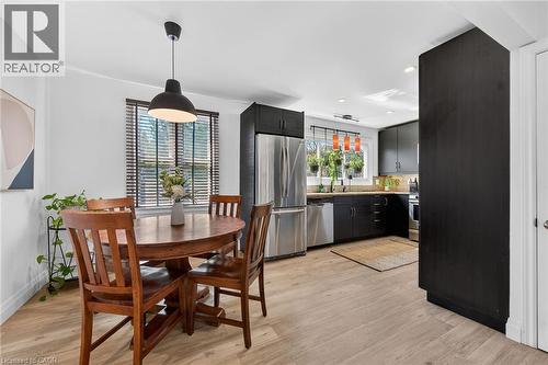 Dining room featuring light wood finished floors - 844 Upper Wellington Street, Hamilton, ON - Indoor Photo Showing Dining Room