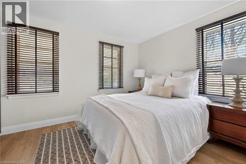 Bedroom with light wood-type flooring - 844 Upper Wellington Street, Hamilton, ON - Indoor Photo Showing Bedroom