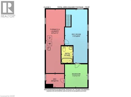 View of room layout - 844 Upper Wellington Street, Hamilton, ON - Other