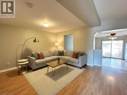 Virtually Staged - 153 Cameron Avenue N, Hamilton, ON - Indoor Photo Showing Living Room