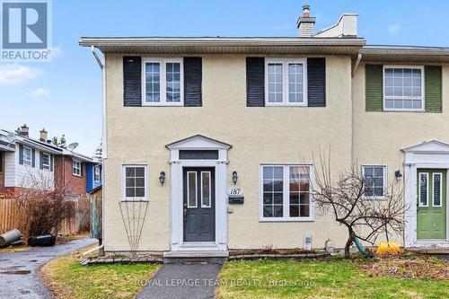 187 MONTEREY DRIVE  Ottawa, ON K2H 7A9