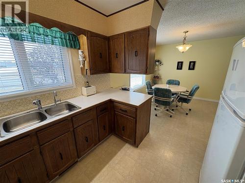109 Road Avenue, Langenburg, SK - Indoor Photo Showing Kitchen With Double Sink