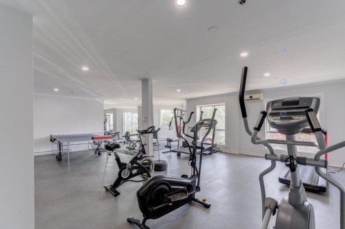 Salle d'exercice - 805-7680 Boul. Marie-Victorin, Brossard, QC - Indoor Photo Showing Gym Room
