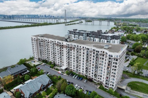 Photo aérienne - 805-7680 Boul. Marie-Victorin, Brossard, QC - Outdoor With Body Of Water With View
