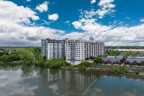 Photo aérienne - 805-7680 Boul. Marie-Victorin, Brossard, QC - Outdoor With Body Of Water With View