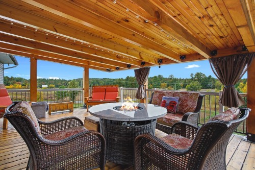 Terrasse - 75 Ch. Laforest, Litchfield, QC - Outdoor With Deck Patio Veranda With Exterior