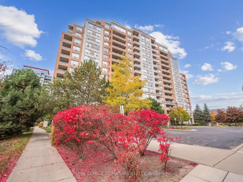 502-9 Northern Hts Drive, Richmond Hill, ON - Outdoor With Balcony With Facade