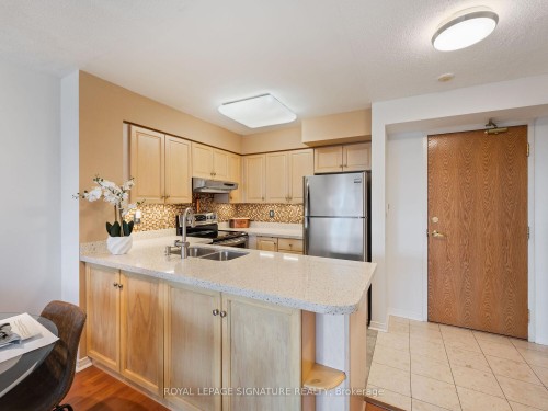 502-9 Northern Hts Drive, Richmond Hill, ON - Indoor Photo Showing Kitchen With Double Sink