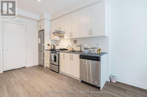 907 - 212 King William Street S, Hamilton, ON - Indoor Photo Showing Kitchen With Stainless Steel Kitchen