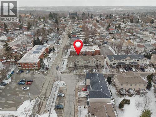 Aerial overview of property's location - 750 Lawrence Street Unit# 88, Cambridge, ON - Outdoor With View
