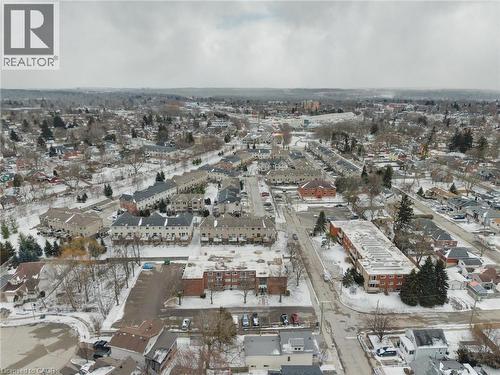 View of snowy aerial view - 750 Lawrence Street Unit# 88, Cambridge, ON - Outdoor With View