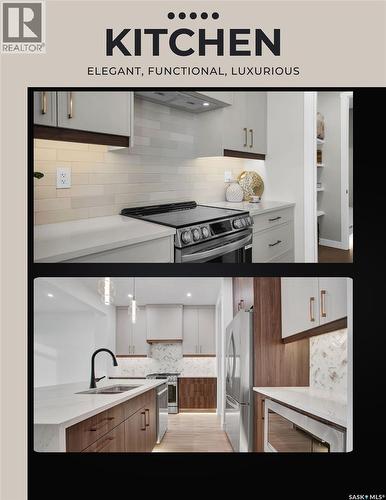 106 Cockcroft Manor, Saskatoon, SK - Indoor Photo Showing Kitchen