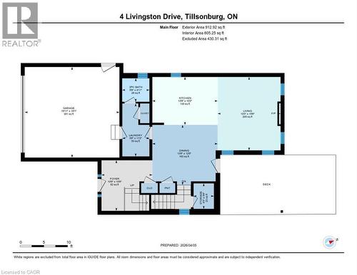 Main Floor - 4 Livingston Drive, Tillsonburg, ON - Other