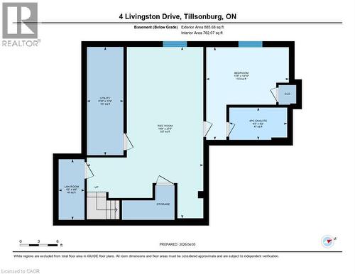 Basement - 4 Livingston Drive, Tillsonburg, ON - Other
