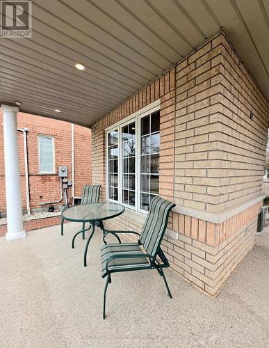Front porch with dimable potlights to set the mood - 129 Dolce Crescent, Vaughan, ON - Outdoor With Deck Patio Veranda With Exterior