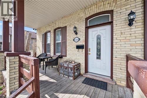 156 Wellington Street N, Kitchener, ON - Outdoor With Deck Patio Veranda With Exterior