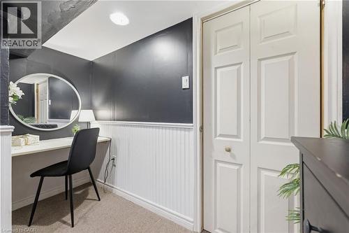 Office featuring wainscoting, light carpet, and recessed lighting - 171 Glencairn Avenue, Hamilton, ON - Indoor Photo Showing Other Room