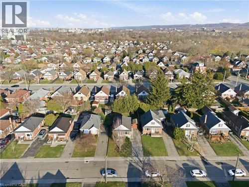 Aerial view of property's location featuring nearby suburban area - 171 Glencairn Avenue, Hamilton, ON - Outdoor With View