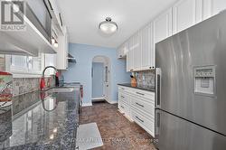 granite, stainless steel appliances - 