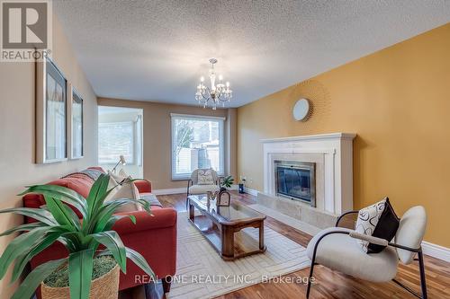 1201 Creekside Drive, Oakville, ON - Indoor Photo Showing Living Room With Fireplace
