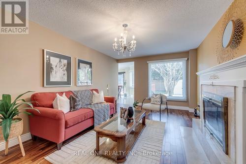 1201 Creekside Drive, Oakville, ON - Indoor Photo Showing Living Room With Fireplace