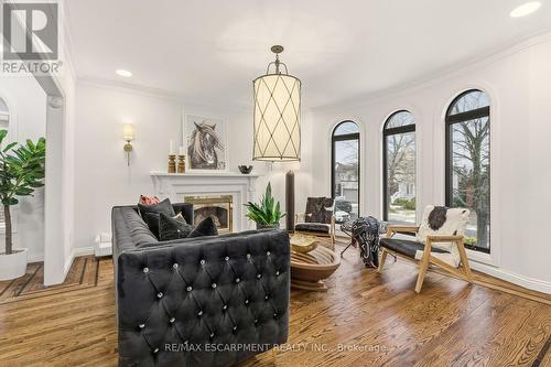 82 Maple Drive, Hamilton, ON - Indoor With Fireplace