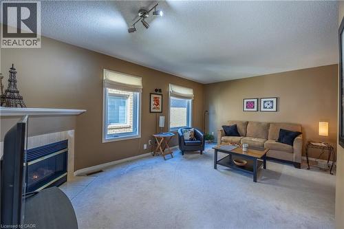 55 Grindstone Way, Waterdown, ON - Indoor Photo Showing Living Room With Fireplace