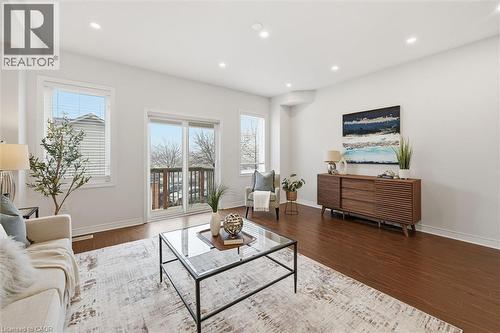 New potlights installed 2026 - 122 E Dundas Street E Unit# 9, Waterdown, ON - Indoor Photo Showing Living Room