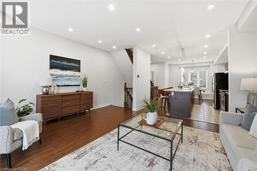 Connected control lighting switches with dimming. - 122 E Dundas Street E Unit# 9, Waterdown, ON - Indoor Photo Showing Living Room