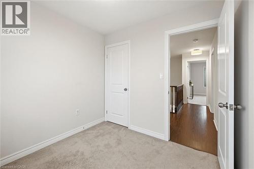 Window and closet. - 122 E Dundas Street E Unit# 9, Waterdown, ON - Indoor Photo Showing Other Room