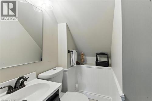 Third floor powder room - 98 Kensington Avenue S, Hamilton, ON - Indoor Photo Showing Bathroom