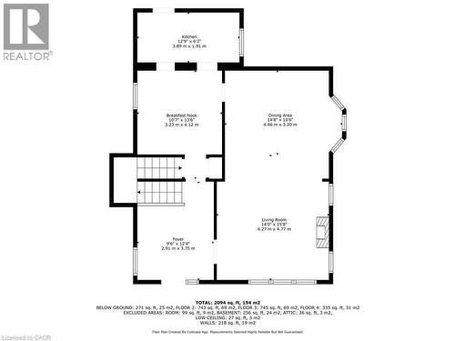 View of floor plan / room layout - 98 Kensington Avenue S, Hamilton, ON - Other