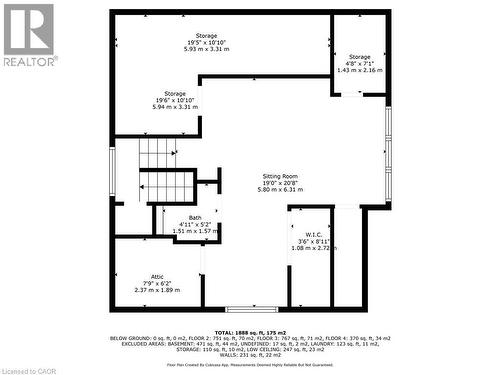 View of home floor plan - 98 Kensington Avenue S, Hamilton, ON - Other