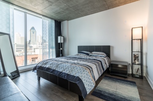 Master Bedroom - 716-190 Rue Murray, Montréal (Le Sud-Ouest), QC - Indoor Photo Showing Bedroom