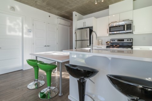 Kitchen - 716-190 Rue Murray, Montréal (Le Sud-Ouest), QC - Indoor Photo Showing Kitchen With Double Sink With Upgraded Kitchen